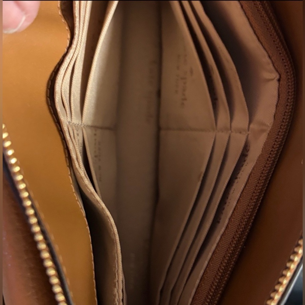 Kate Spade Brown Pebbled Leather Crossbody Bag - Picture 3 of 8